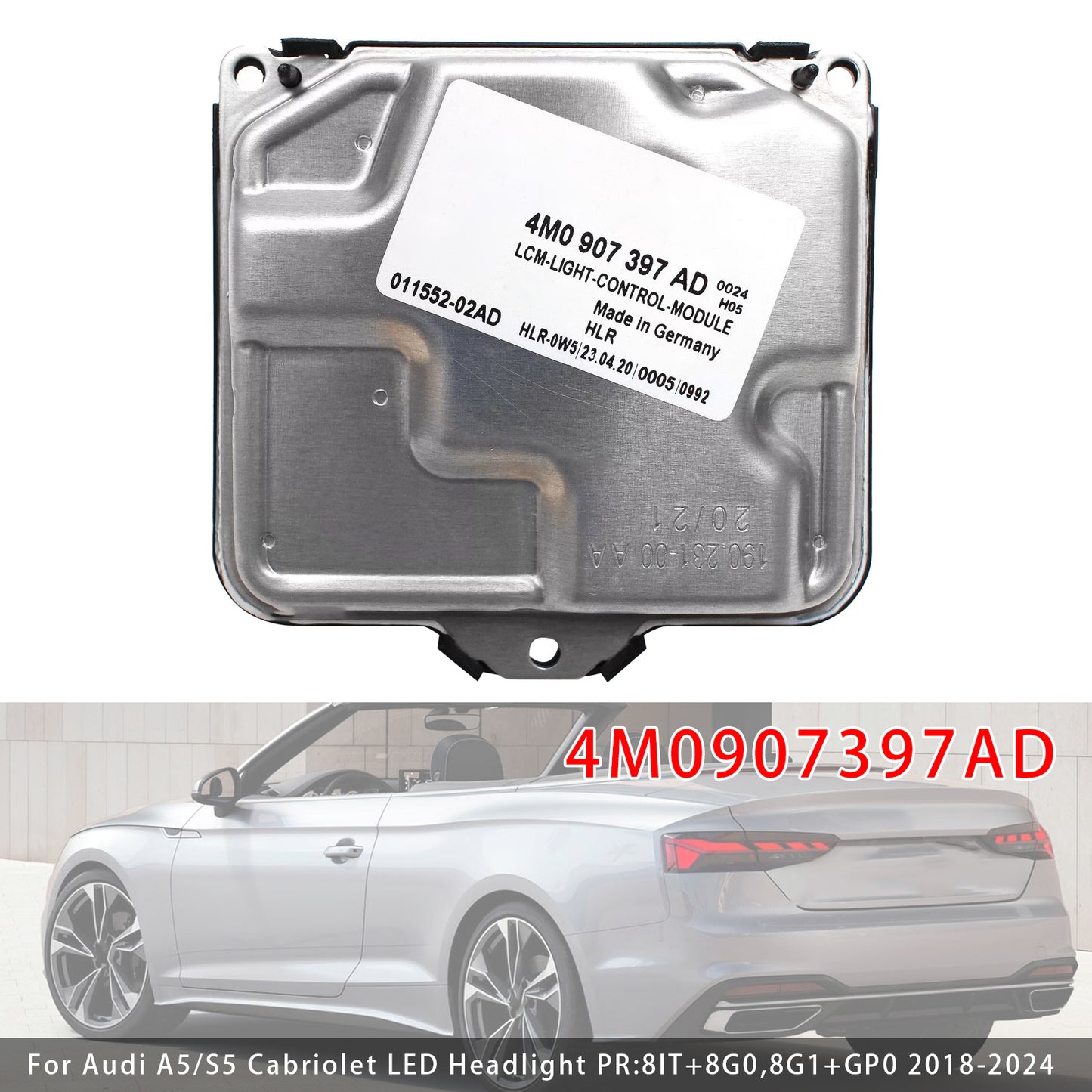 AUDI A4 A5 S5 S4 RS4 RS5 4M0907397AD LED Light Control Module LCM Matrix