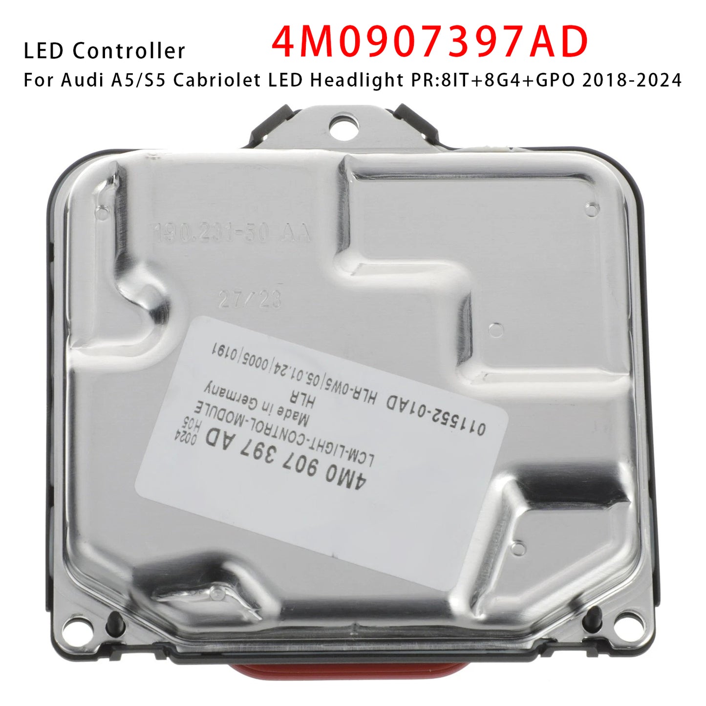 AUDI A4 A5 S5 S4 RS4 RS5 4M0907397AD LED Light Control Module LCM Matrix