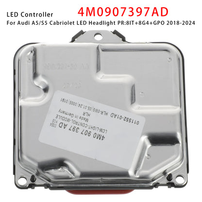 AUDI A4 A5 S5 S4 RS4 RS5 4M0907397AD LED Light Control Module LCM Matrix