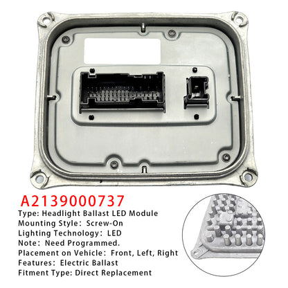 2020-2022 Mercedes-Benz CLS C257 Coupe 2139000737 Headlight Control Module