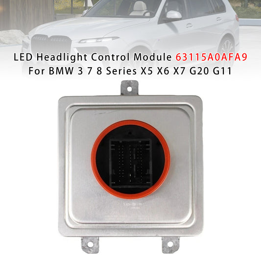 BMW 3 7 8 Series X5 X6 X7 G20 G11 63115A0AFA9 LED Headlight Control Module