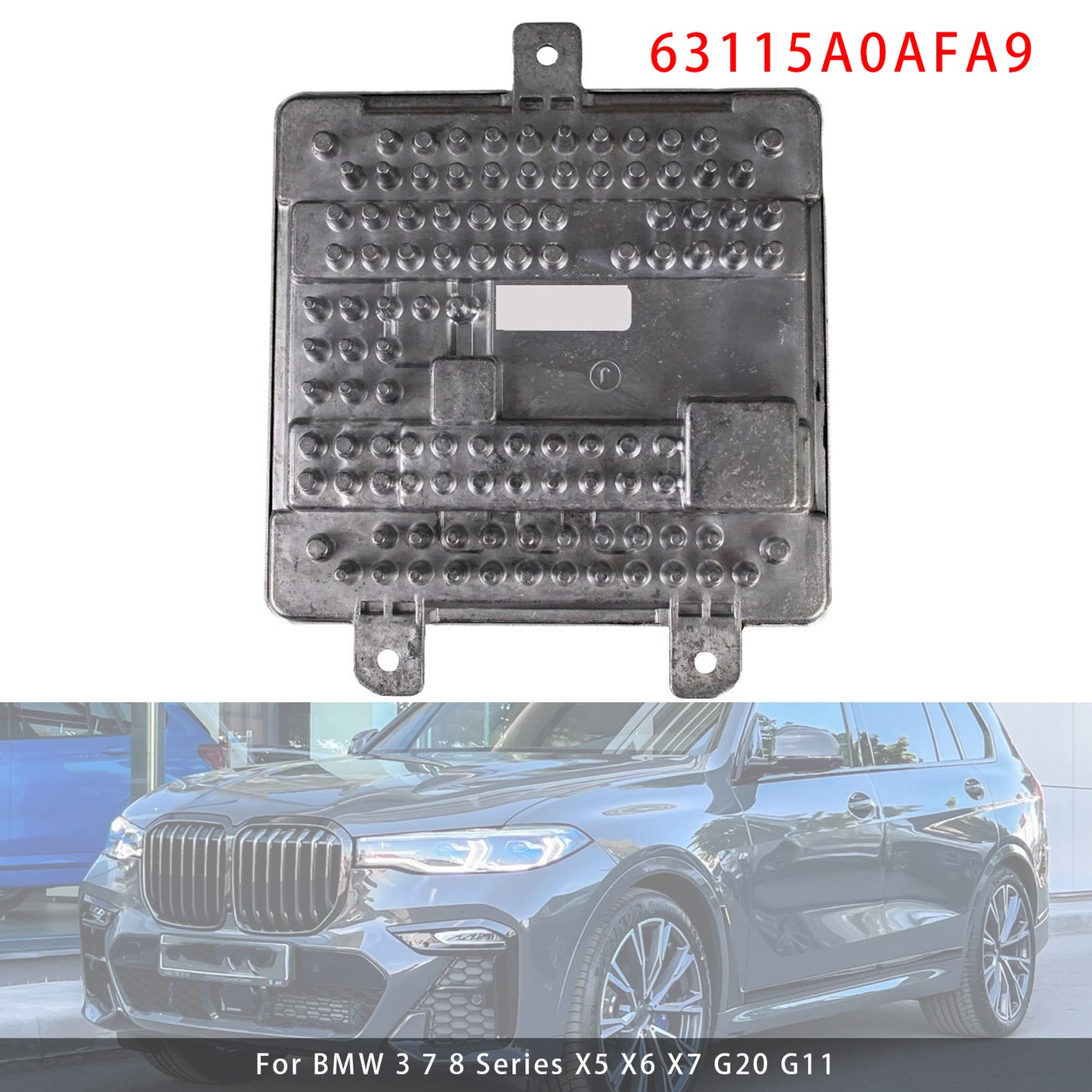 BMW 3 7 8 Series X5 X6 X7 G20 G11 63115A0AFA9 LED Headlight Control Module