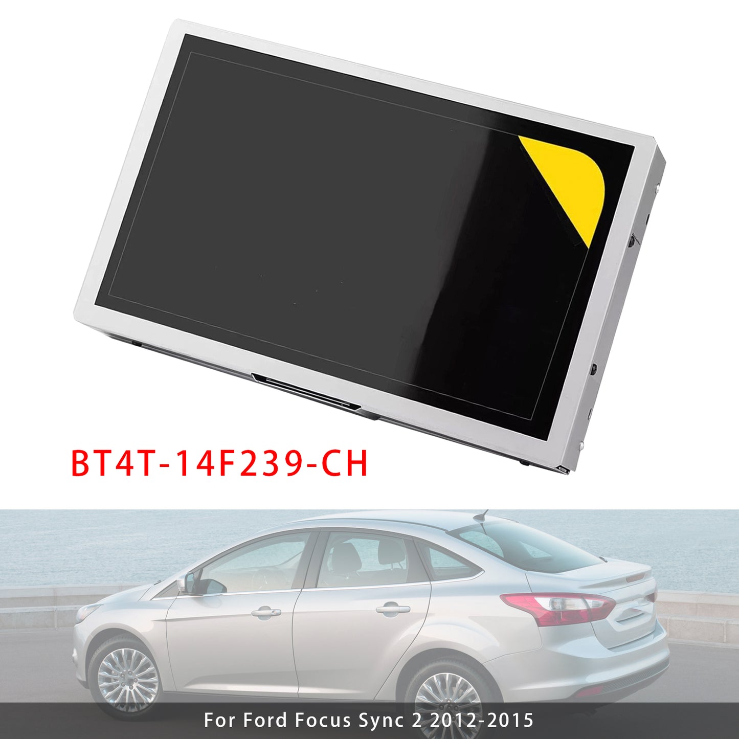 2012-2015 Ford Focus Sync 2 BT4T-14F239-CH Display Screen
