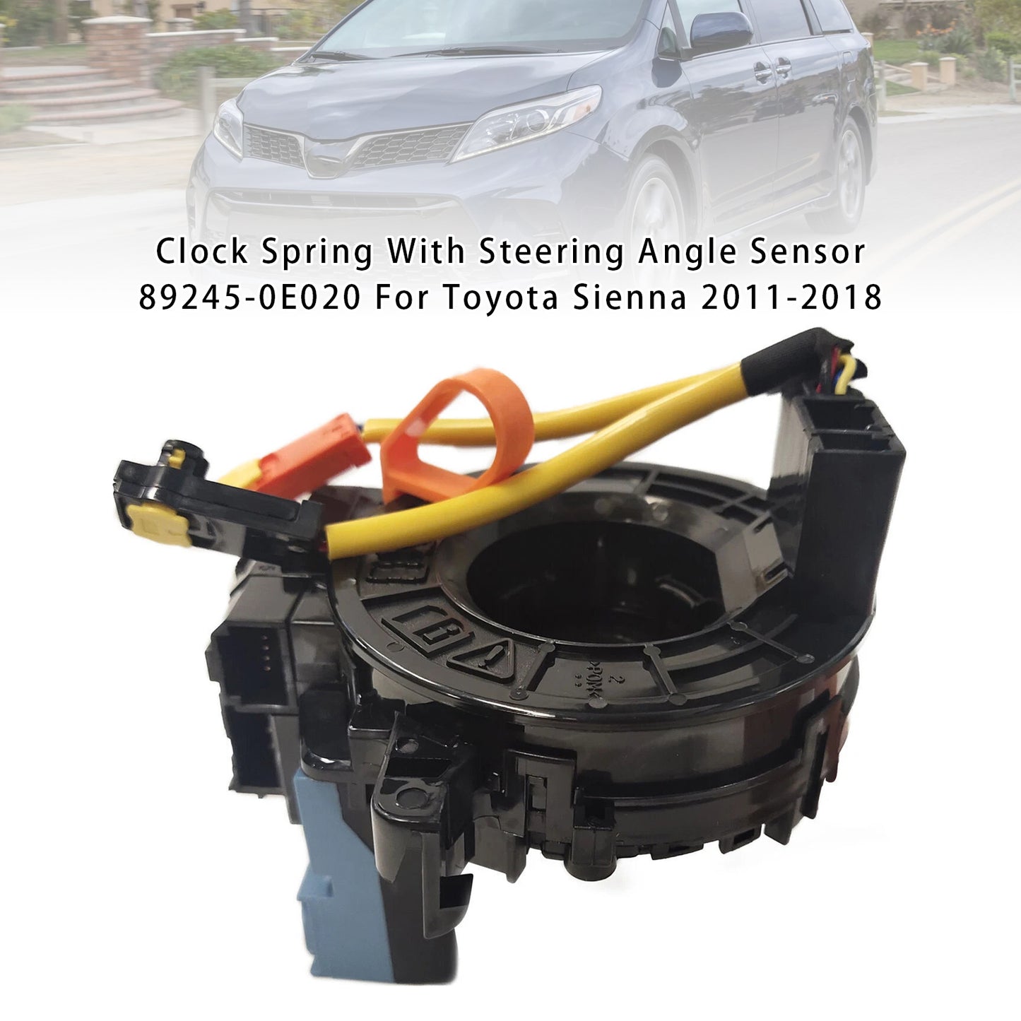 Clock Spring With Steering Angle Sensor 2011-2018 Toyota Sienna 89245-0E020