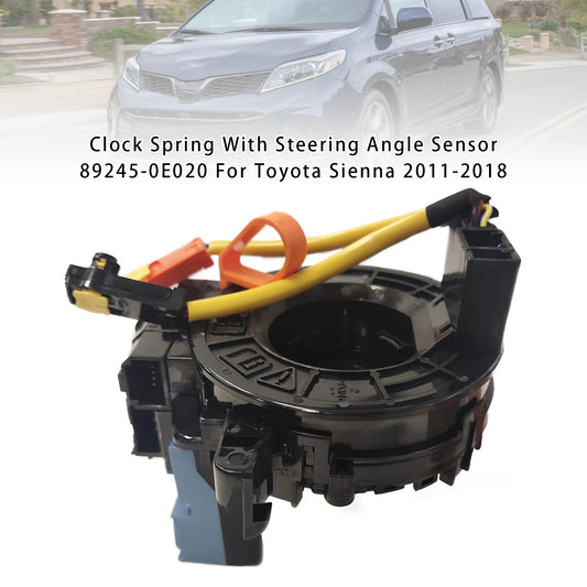 Clock Spring With Steering Angle Sensor 2011-2018 Toyota Sienna 89245-0E020