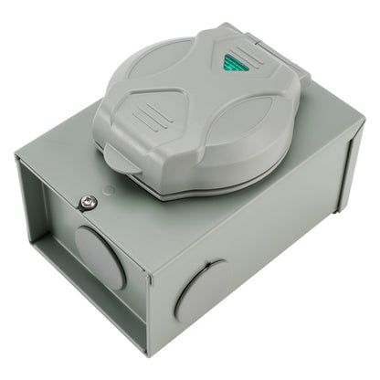 50Amp RV Generator Inlet Box NEMA SS2-50P Power Inlet Box 125/250V
