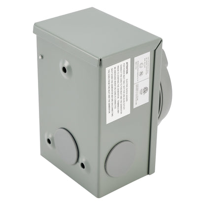30Amp RV Generator Inlet Box NEMA SS2-50P Power Inlet Box 125/250V