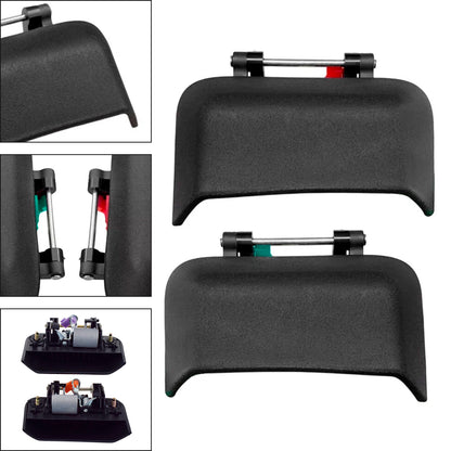 1Pair Car Rear Door Exterior Handle Black 2007-2016 Jeep Compass