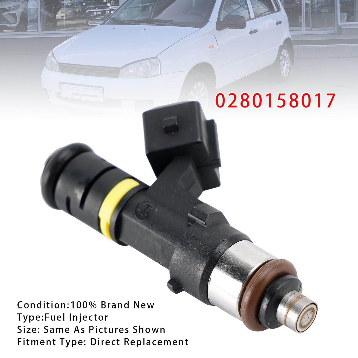 2014 Lada Granta (2190_) 0280158017 1Pcs Fuel Injector