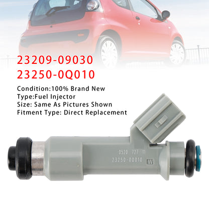 2005 Peugeot 107 Hatchback 23209-09030 1Pcs Fuel Injector