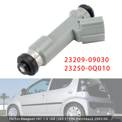 2005 Peugeot 107 Hatchback 23209-09030 1Pcs Fuel Injector