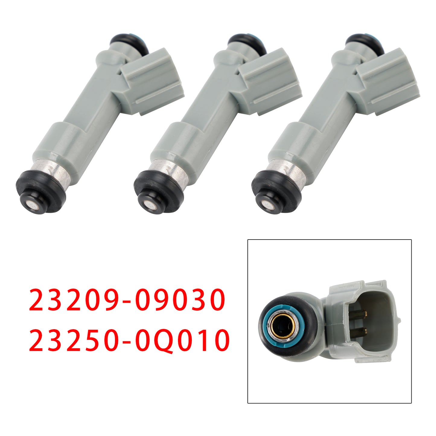 2005 Toyota AYGO (WNB1_ KGB1_) 1.0 (KGB10) Hatchback 23209-09030 3Pcs Fuel Injector