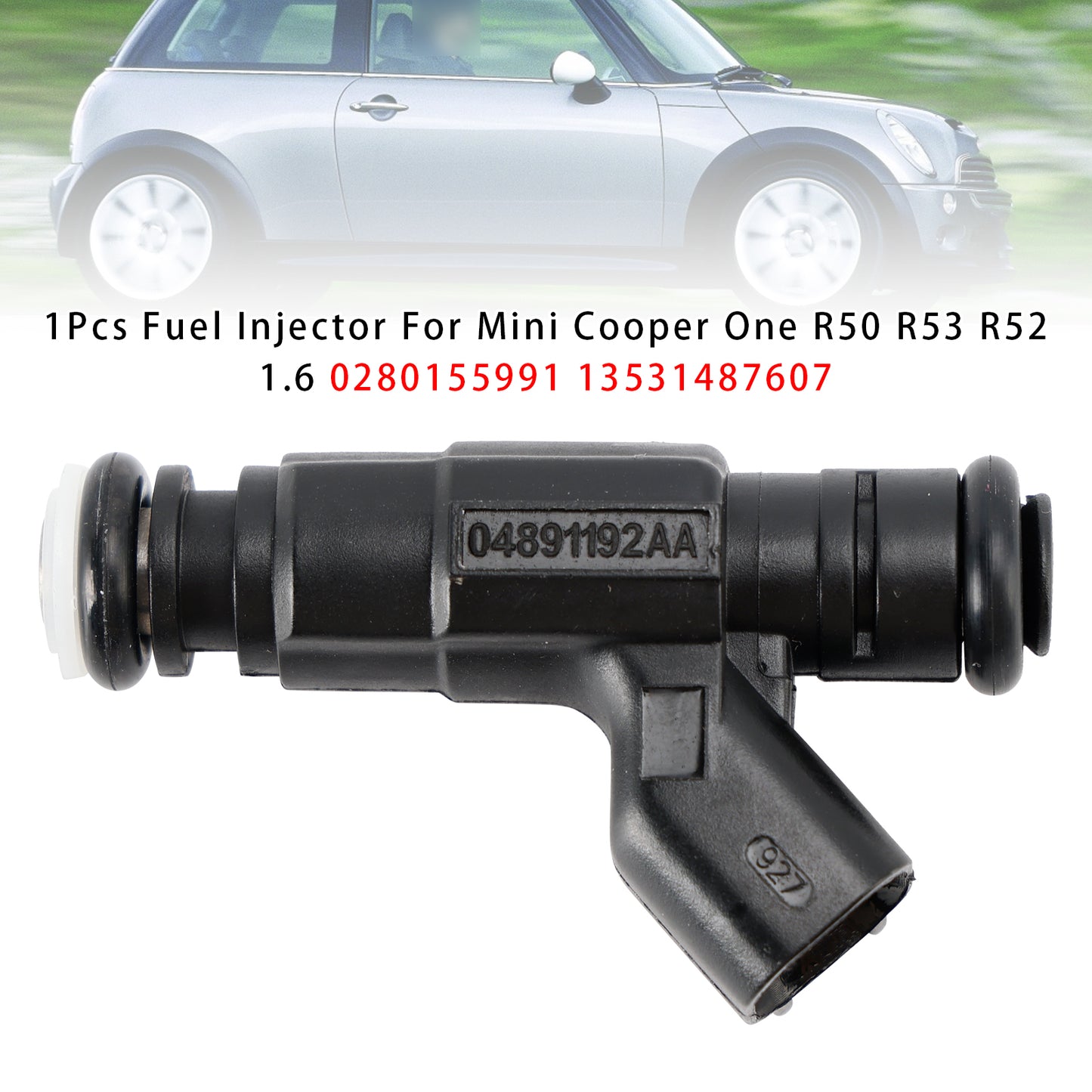 2004 Mini Cooper S R52 Convertible 0280155991 1Pcs Fuel Injector