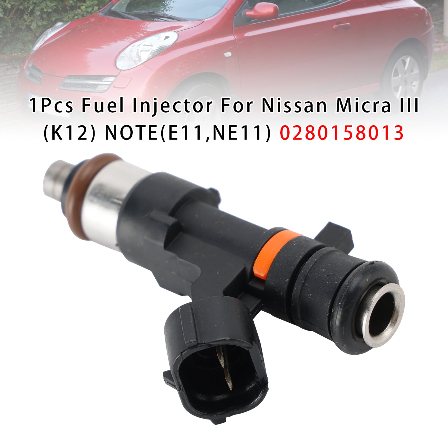 2005 Nissan Micra C+C III (K12) 1660-AX200 1Pcs Fuel Injector