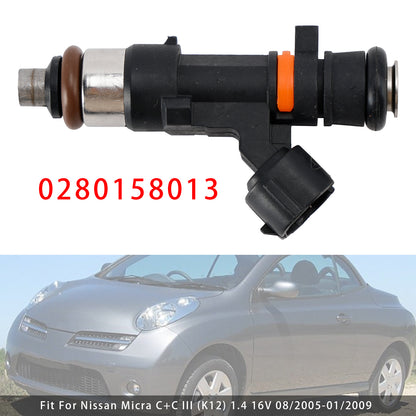2005 Nissan Micra C+C III (K12) 1660-AX200 1Pcs Fuel Injector