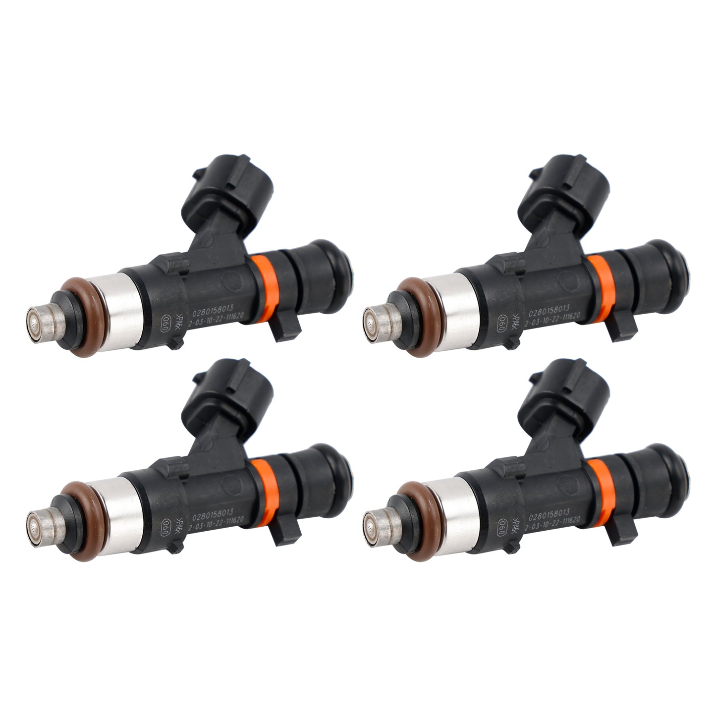 2003 Nissan Micra III (K12) 1.4 16V 0280158013 4Pcs Fuel Injector