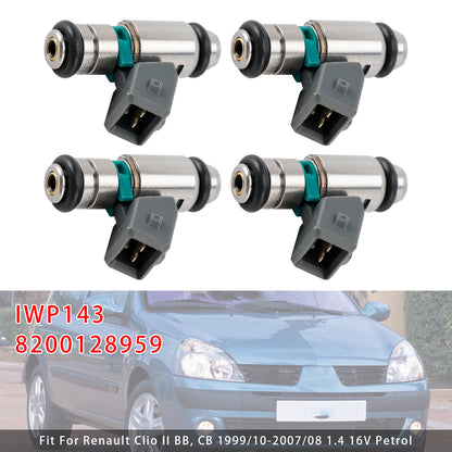 1998 Renault Clio II BB, CB 8200128959 4Pcs Fuel Injector