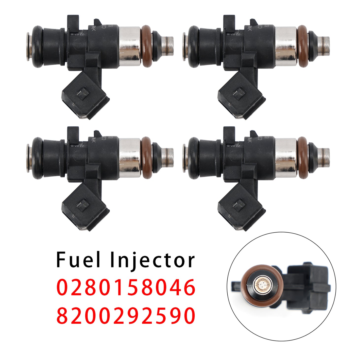 2006-2022 Dacia Logan LS_ 1.2 16V Saloon 8200292590 4Pcs Fuel Injector