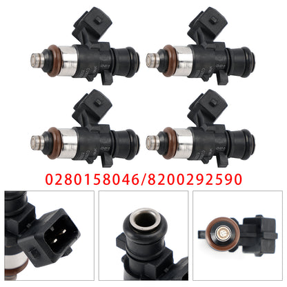 2006-2022 Dacia Logan LS_ 1.2 16V Saloon 8200292590 4Pcs Fuel Injector