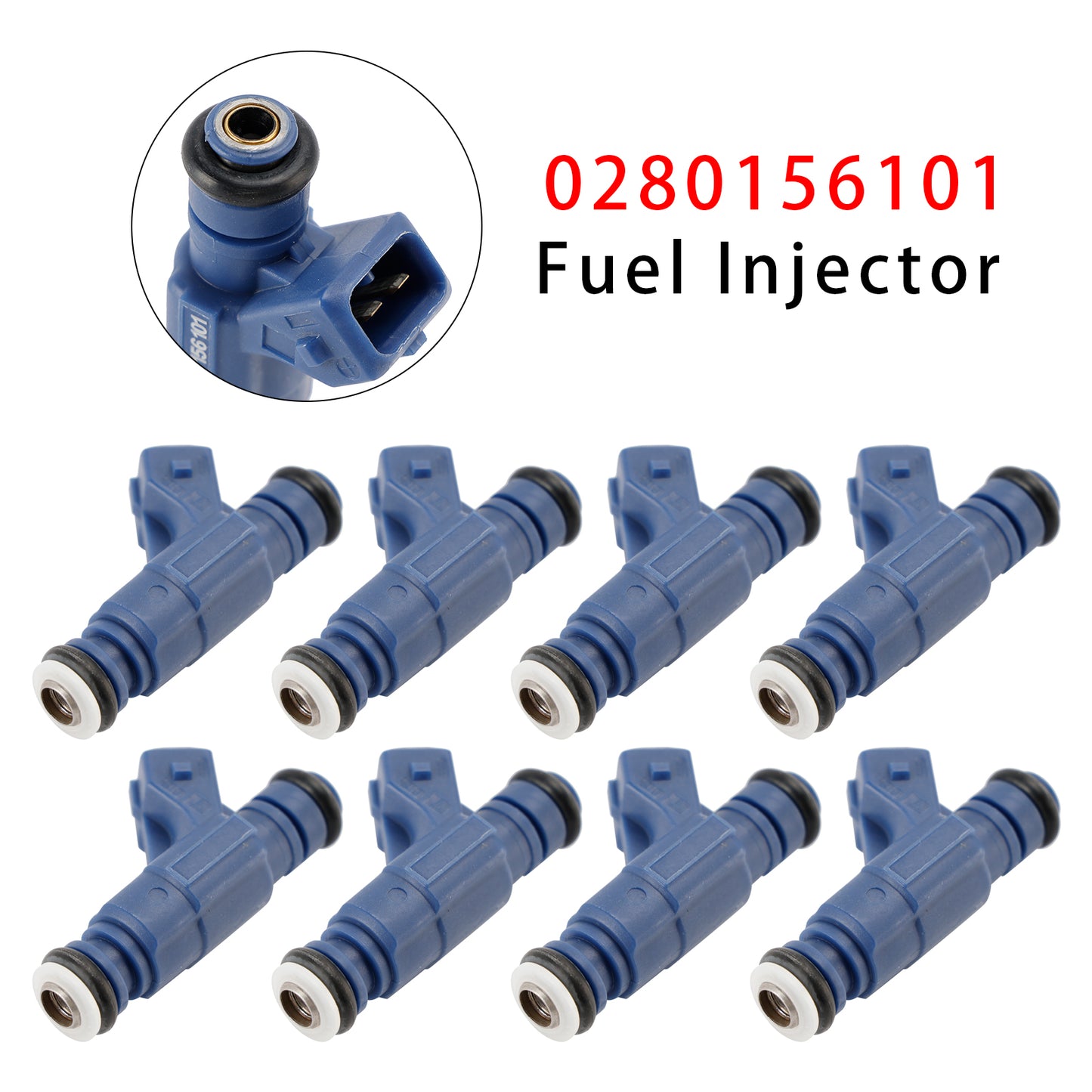 Porsche Cayenne 9PA 4.5L 0280156101 8Pcs Fuel Injector