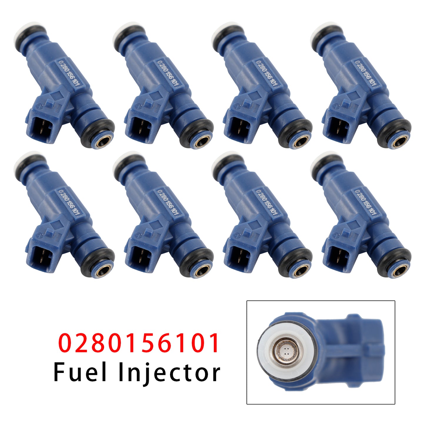 Porsche Cayenne 9PA 4.5L 0280156101 8Pcs Fuel Injector