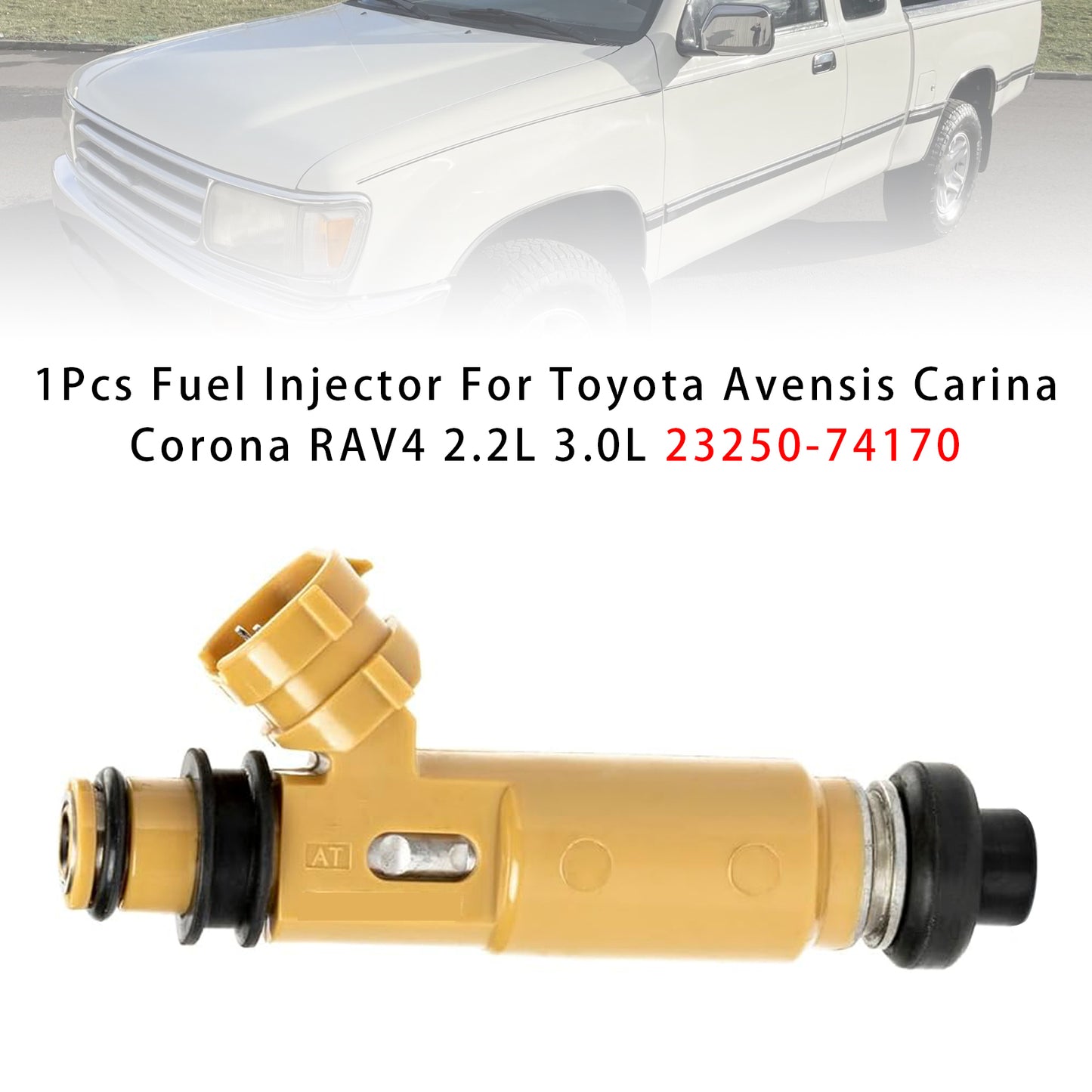 1995-1998 Toyota Carina ED 2.2L I4 / 3.0L V6 23250-74170 1Pcs Fuel Injector