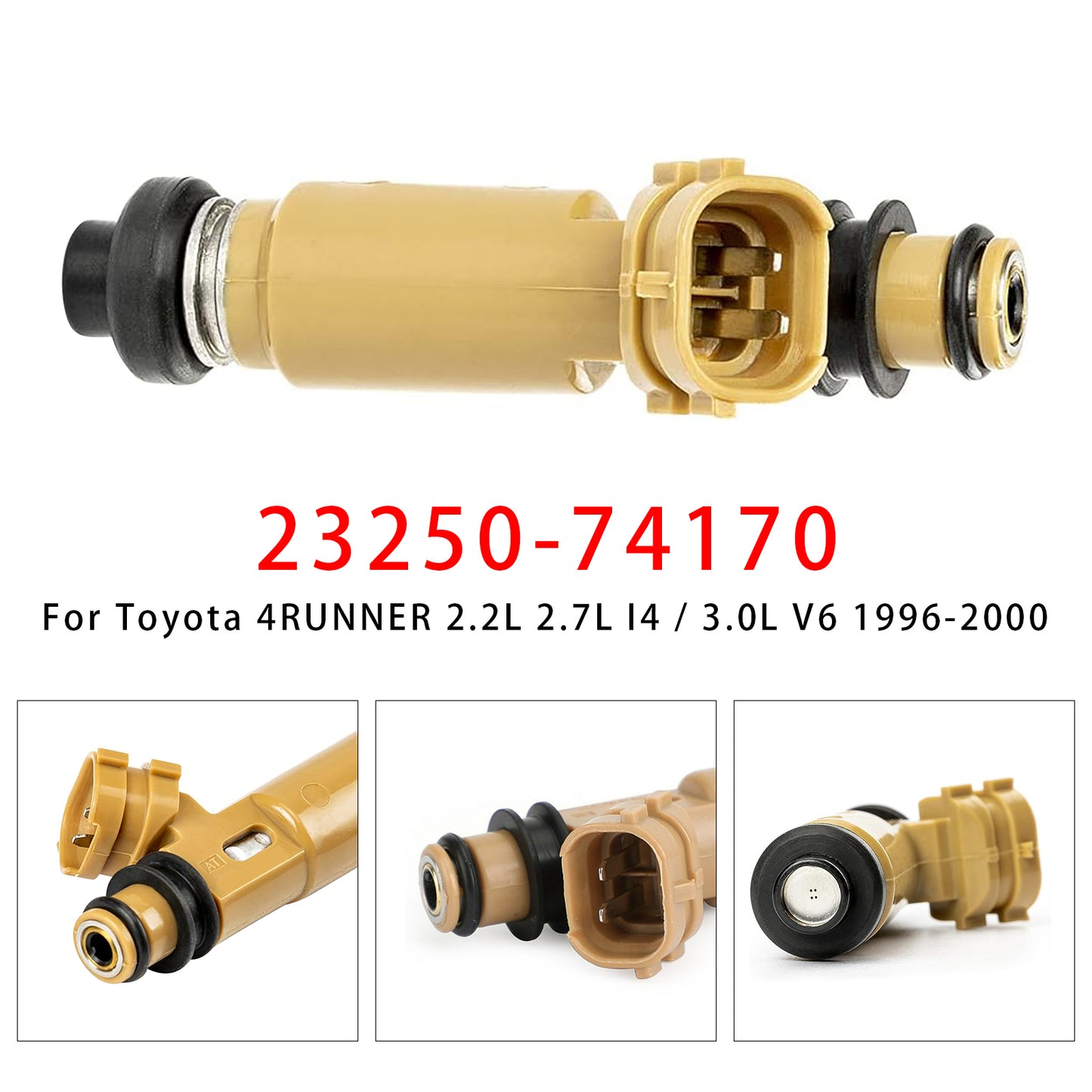 1995-1998 Toyota Carina ED 2.2L I4 / 3.0L V6 23250-74170 1Pcs Fuel Injector