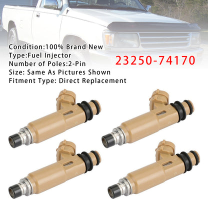 1997-2000 Toyota RAV4 2.2L I4 / 3.0L V6 23250-74170 4Pcs Fuel Injector