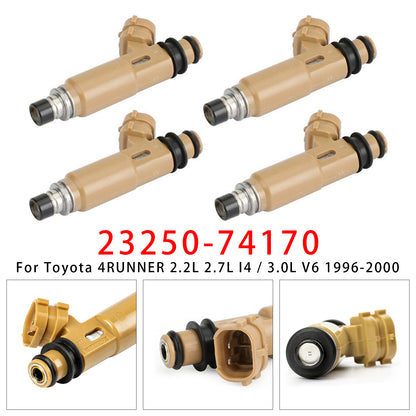 1997-2000 Toyota RAV4 2.2L I4 / 3.0L V6 23250-74170 4Pcs Fuel Injector