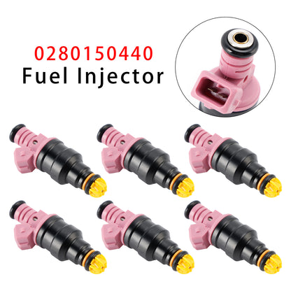 1997 BMW 528i 0280150440 6Pcs Fuel Injector