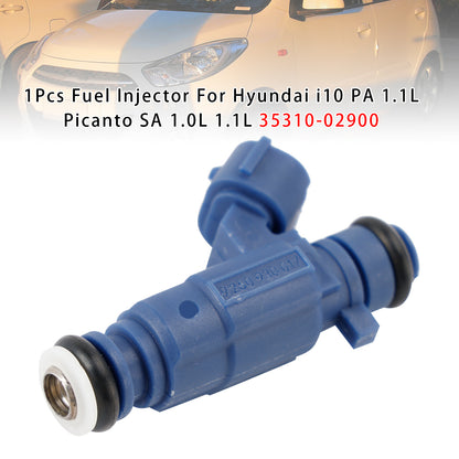 Hyundai i10 PA 1.1L Picanto SA 1.0L 1.1L 35310-02900 1Pcs Fuel Injector