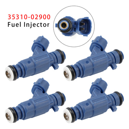 2004/05-2011/01 KIA Picanto SA 1 Petrol Hatchback 35310-02900 4Pcs Fuel Injector