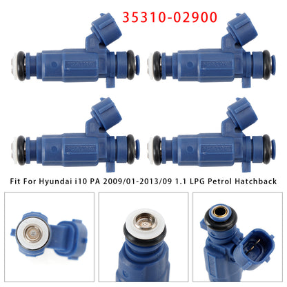 2004/05-2011/01 KIA Picanto SA 1 Petrol Hatchback 35310-02900 4Pcs Fuel Injector