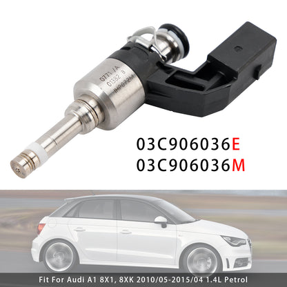 2010/08-2014/12 VW Passat 362 1.4L Petrol 03C906036M 1Pcs Fuel Injector