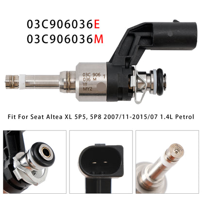 2010/08-2014/12 VW Passat 362 1.4L Petrol 03C906036M 1Pcs Fuel Injector