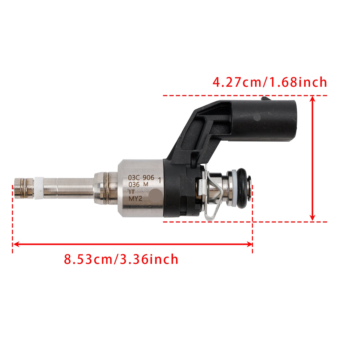 2010/08-2014/12 VW Passat 362 1.4L Petrol 03C906036M 1Pcs Fuel Injector