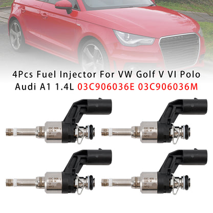 2011/11-2015/04 Audi A1 Sportback 8XA 8XF 1.4L Petrol 03C906036E 4Pcs Fuel Injector