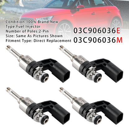 2011/11-2015/04 Audi A1 Sportback 8XA 8XF 1.4L Petrol 03C906036E 4Pcs Fuel Injector