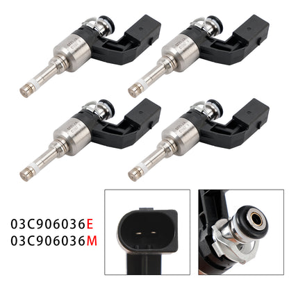 2011/11-2015/04 Audi A1 Sportback 8XA 8XF 1.4L Petrol 03C906036E 4Pcs Fuel Injector