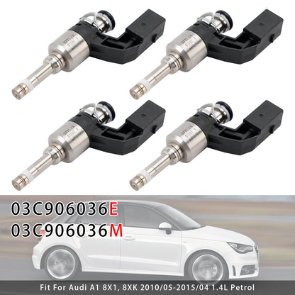 2011/11-2015/04 Audi A1 Sportback 8XA 8XF 1.4L Petrol 03C906036E 4Pcs Fuel Injector