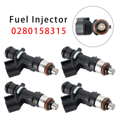 2015-2016 S60 2.5L L5 0280158315 4Pcs Fuel Injector