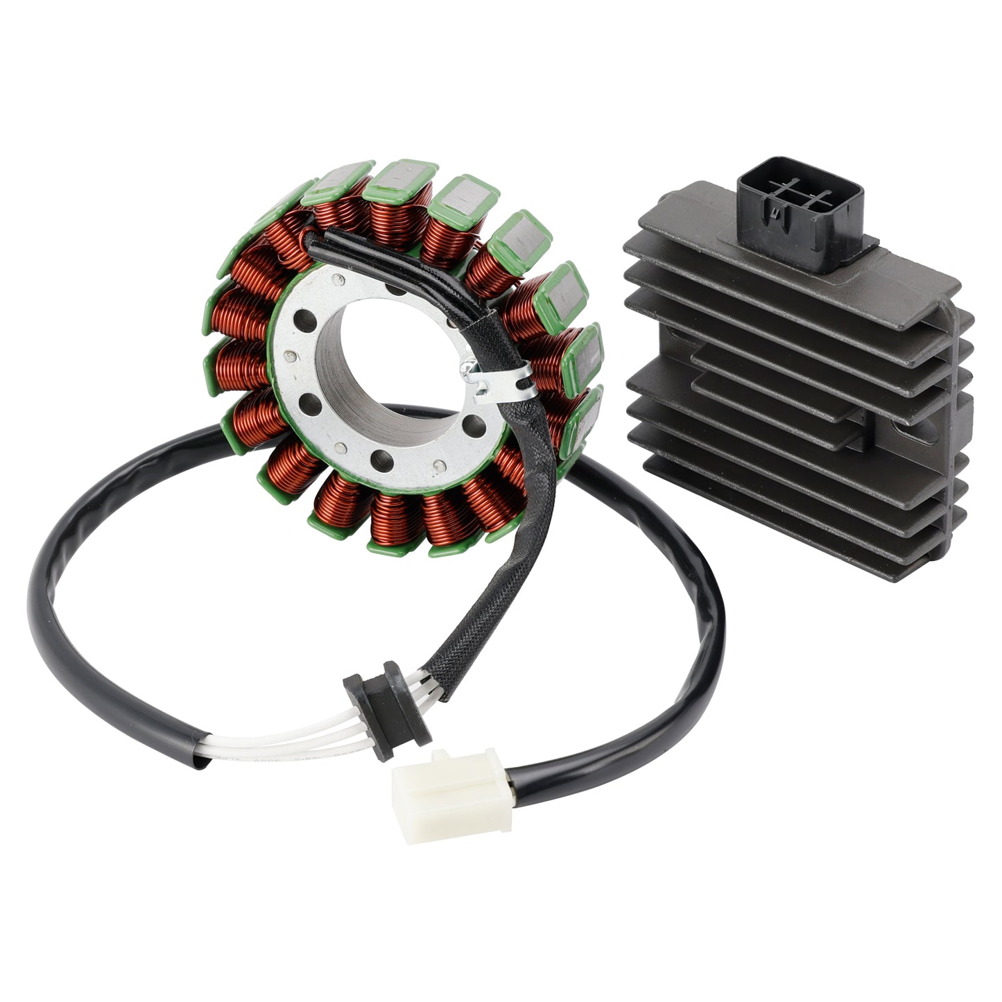 2006 Kawasaki ER650 ER-6N 21003-0041 Stator & Regulator Rectifier