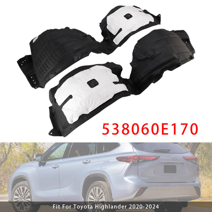 2020-2024 Toyota Highlander 538050E170 Pair Front Inner Side Fender Liners