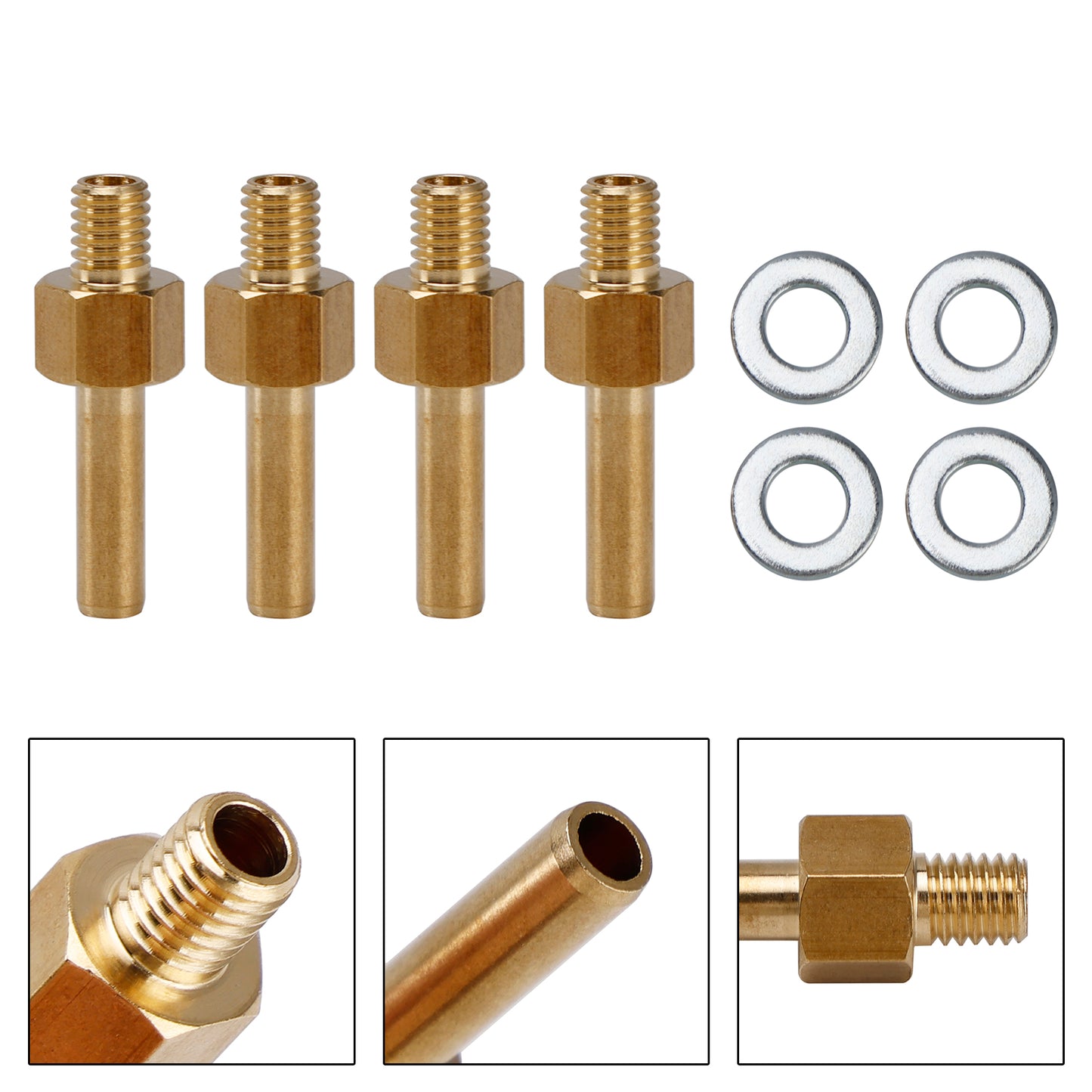Kawasaki Z400FX Z1000J/R GPZ900R Carburetor Vacuum Extraction Nipple Set fit