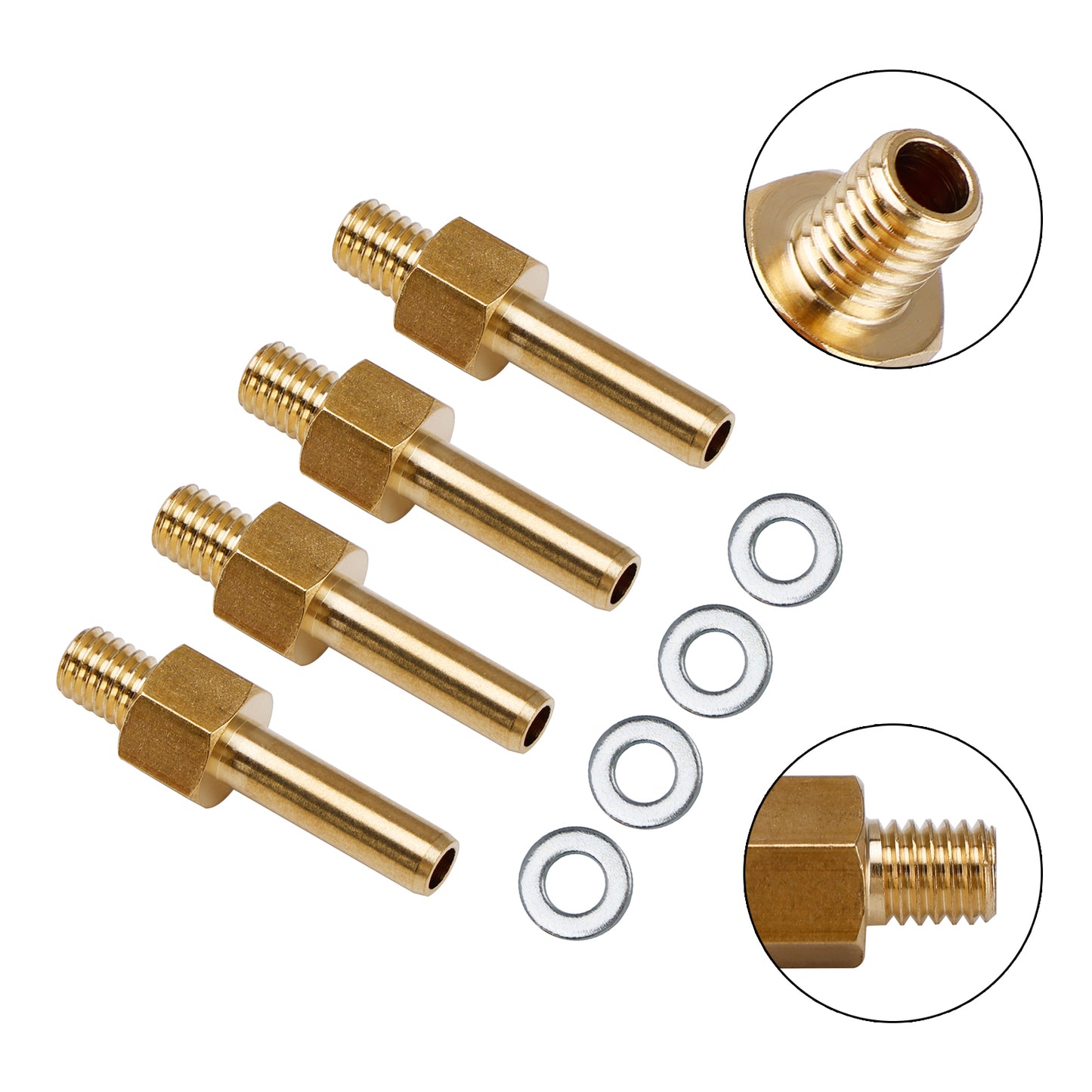 Kawasaki Z400FX Z1000J/R GPZ900R Carburetor Vacuum Extraction Nipple Set fit