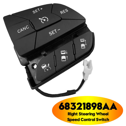 CHALLENGER CHARGER 300 CHEROKEE PACIFICA 68321898AA Right Steering Wheel Speed Control Switch