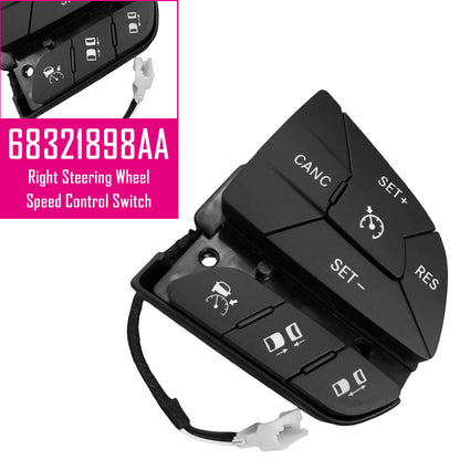 CHALLENGER CHARGER 300 CHEROKEE PACIFICA 68321898AA Right Steering Wheel Speed Control Switch