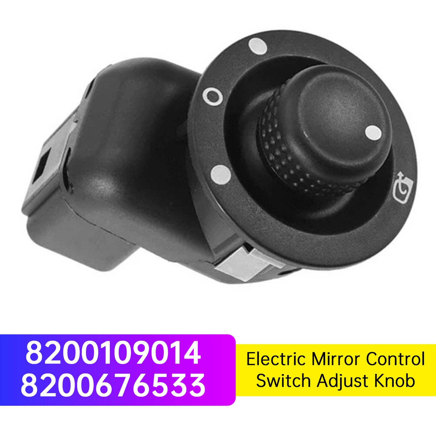 2003/06-2017/12 Renault Scenic II JM0/1 8200676533 Electric Mirror Control Switch Adjust Knob