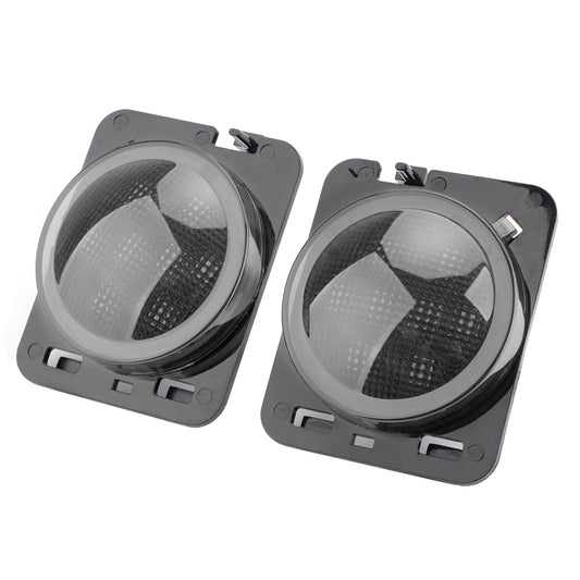 2x Front Fender Parking Side Marker LED Turn Light 2007-2015 Wrangler J