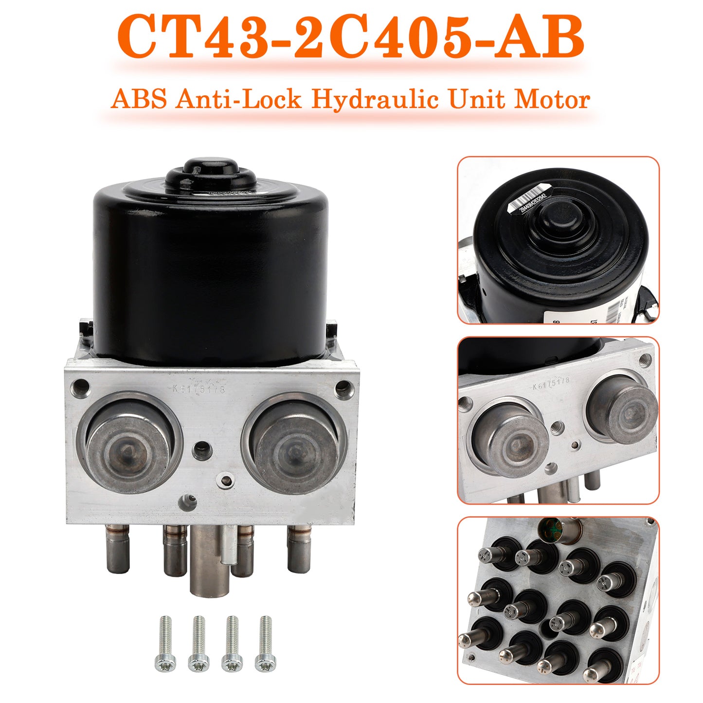2011-2013 Ford Edge CT43-2C405-AB ABS Anti-Lock Hydraulic Unit Motor